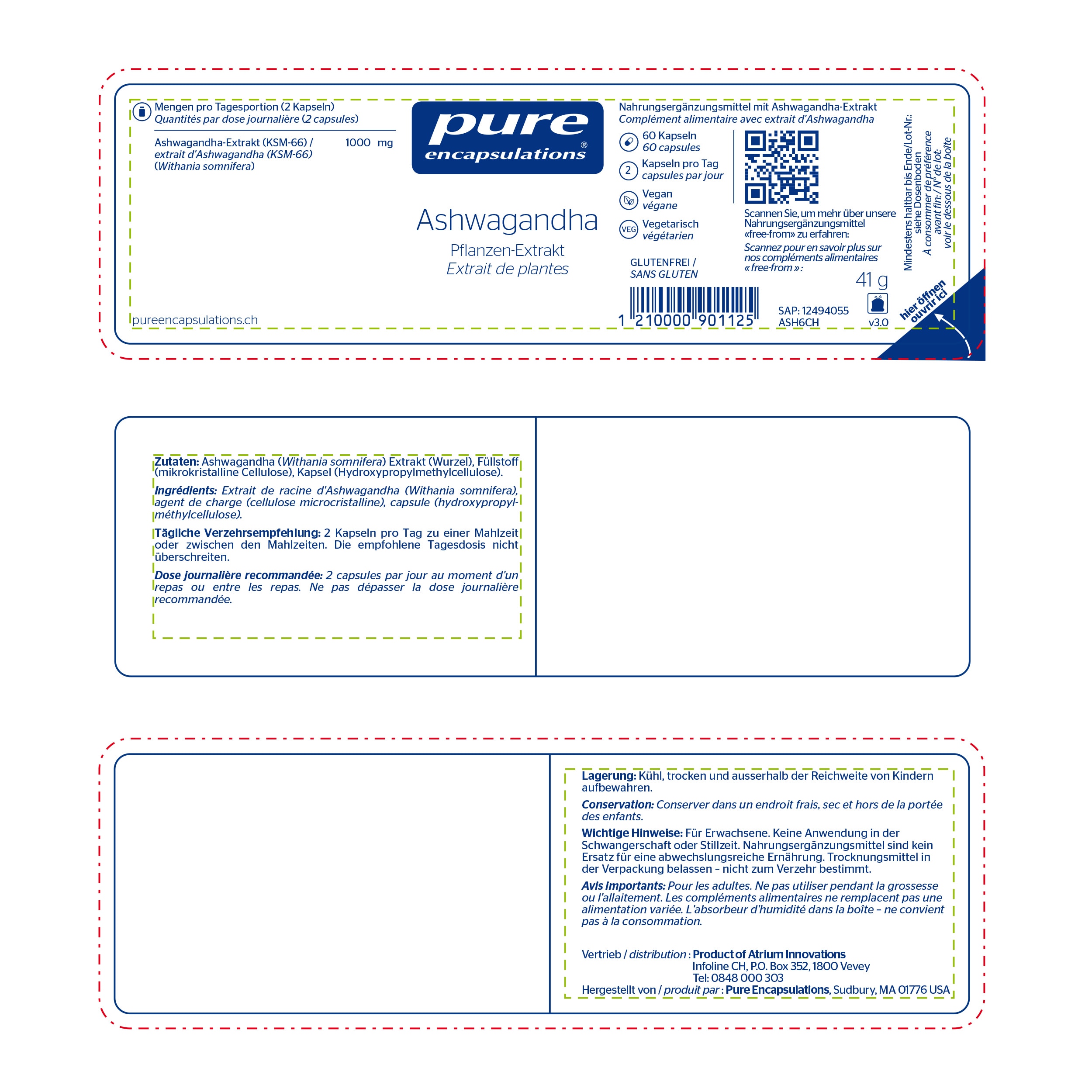 Pure Encapsulations - Packshots - Ashwagandha