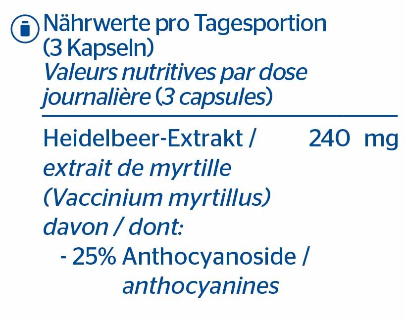 Extrait de myrtille