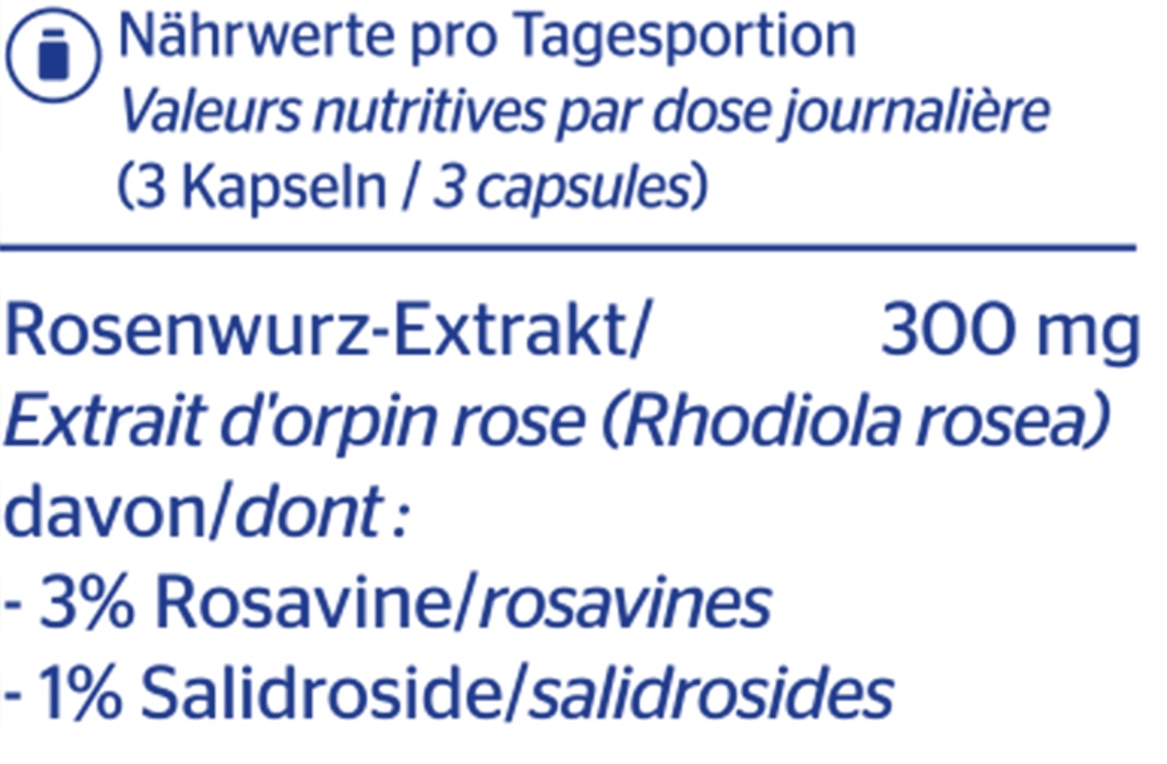 Pure Encapsulations Rhodiola rosea Extrakt
