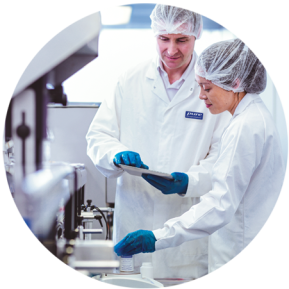 Factory people working for Pure Encapsulations